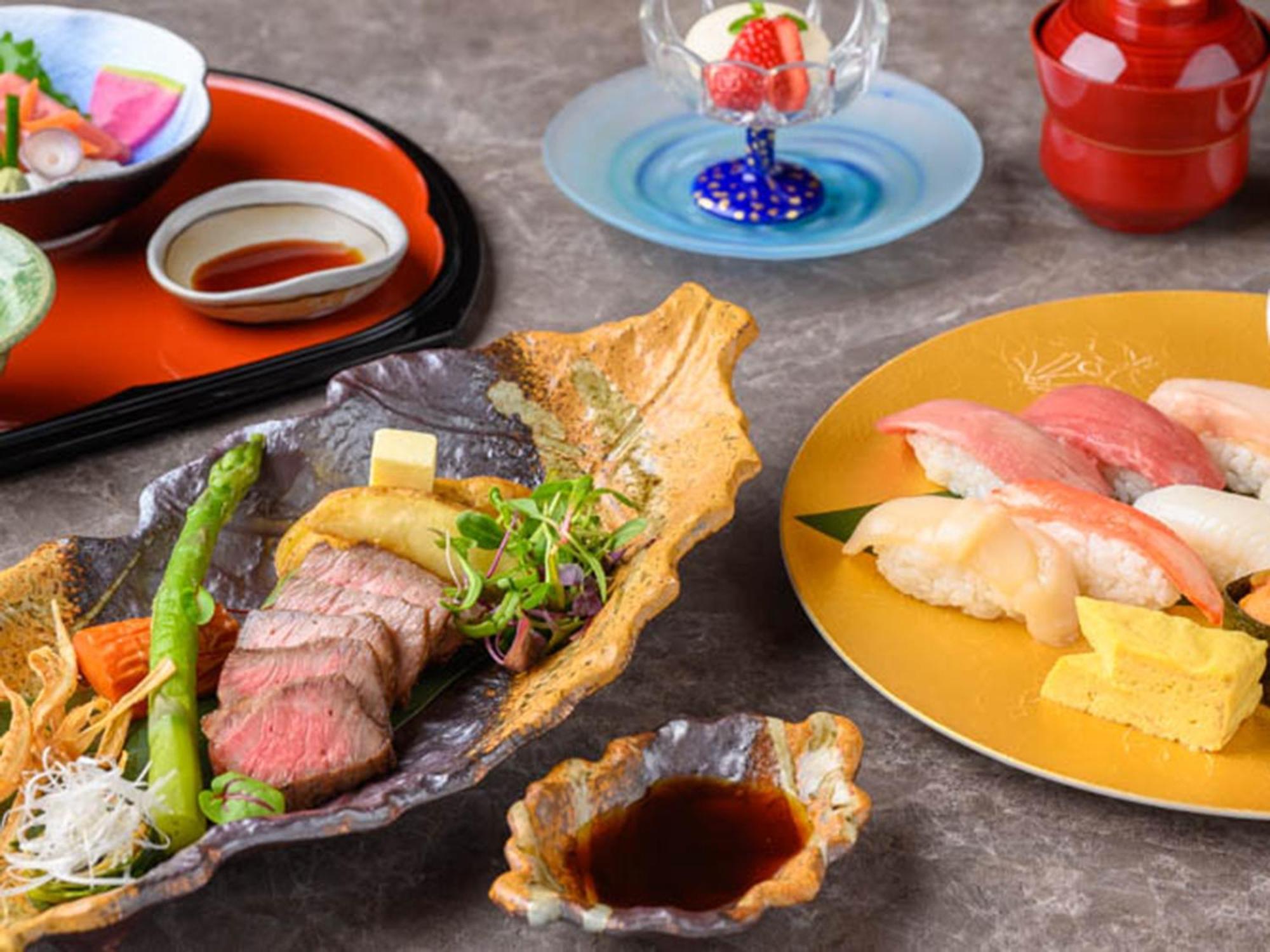Shin Furano Prince Hotel מראה חיצוני תמונה A selection of Japanese cuisine