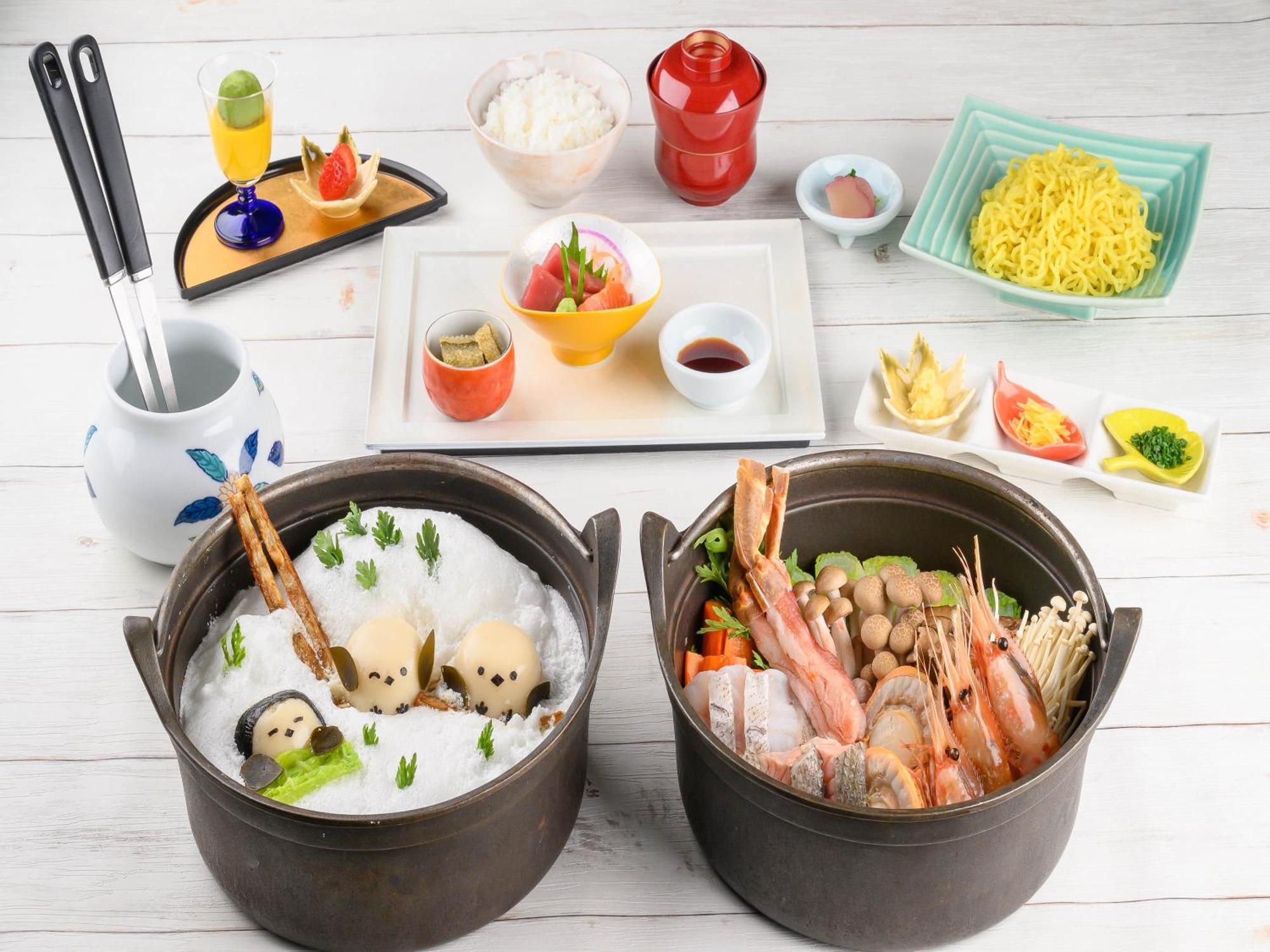 Shin Furano Prince Hotel מראה חיצוני תמונה A hot pot